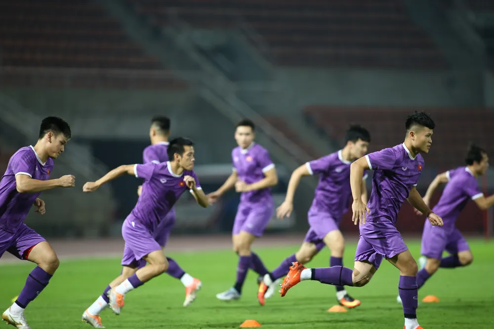 Đội tuyển Việt Nam đầy khí thế bước vào trận chung kết lượt về AFF Cup 2022 với chủ nhà Thái Lan