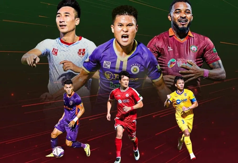 Poster giới thiệu V-League 2023 của VPF chỉ còn 6 cầu thủ đại diện Poster giới thiệu V-League 2023 của VPF chỉ còn 6 cầu thủ đại diện