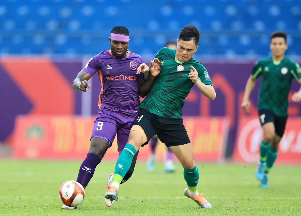 CLB TPHCM đã có chiến thắng đầu tiên ở V-League 2023. ẢNH: DŨNG PHƯƠNG