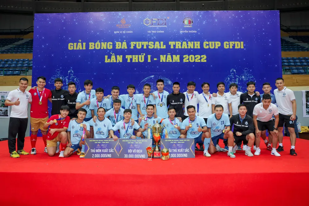Sông Hàn FC là một trong 2 đội tân binh ở Giải futsal VĐQG 2023. ẢNH: TRẦN QUANG