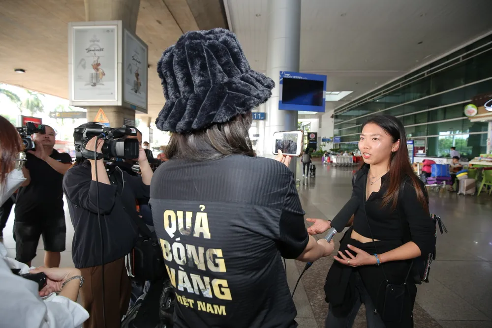 Huỳnh Như vinh dự khi tiếp tục nhận được lời mời tham dự Quả bóng vàng Việt Nam. ẢNH: DŨNG PHƯƠNG 