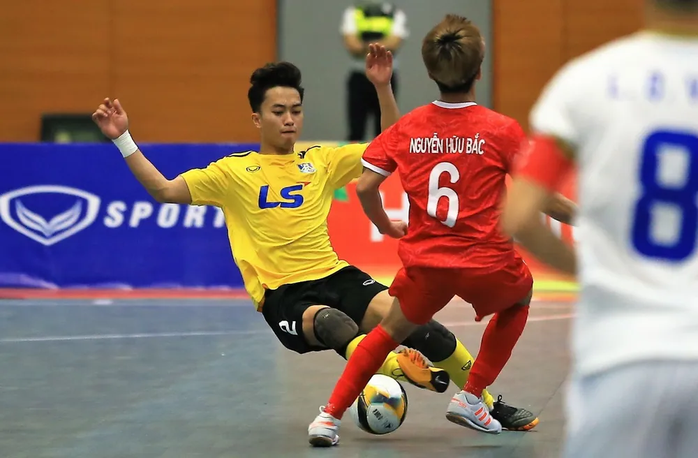 Thái Sơn Bắc bị tân binh Hà Nội cầm hòa ở trận ra quân Giải futsal VĐQG 2022.