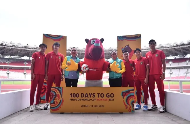 Indonesia đứng trước nguy cơ bị tước quyền đăng cai U20 World Cup 2023. ẢNH: PSSI. 