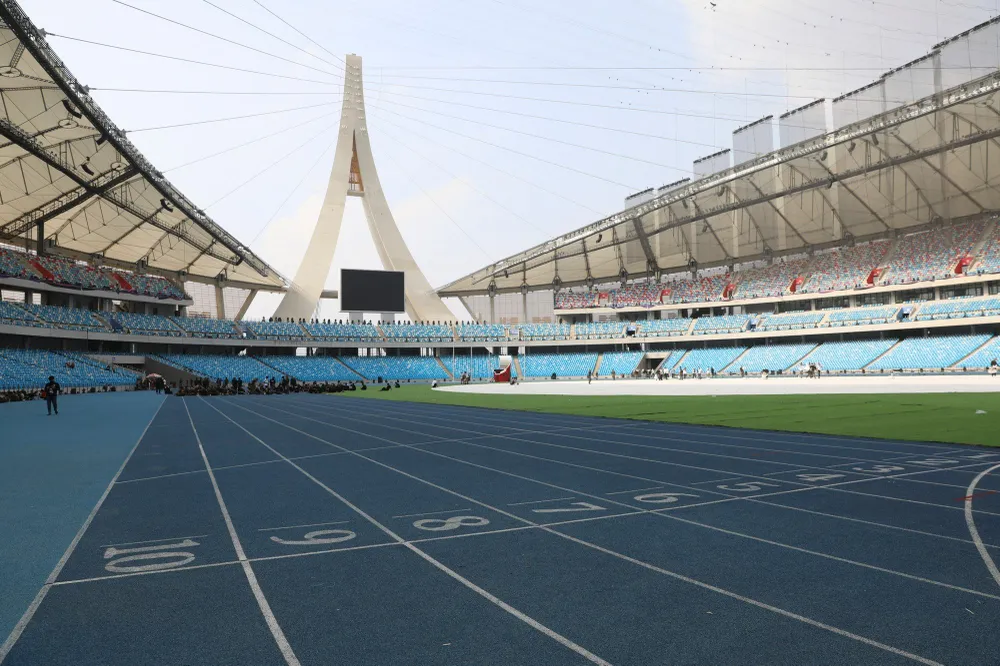 Đường pitch của sân vận động