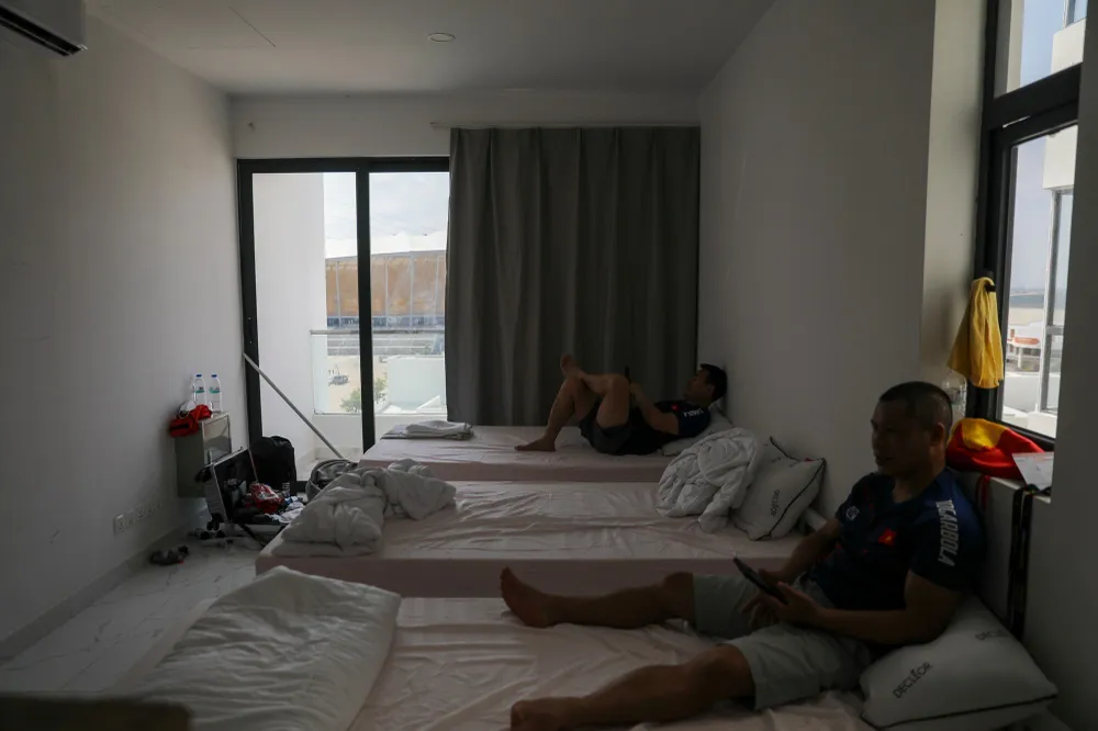 Bên trong phòng ở của một đội tuyển thể thao Việt Nam