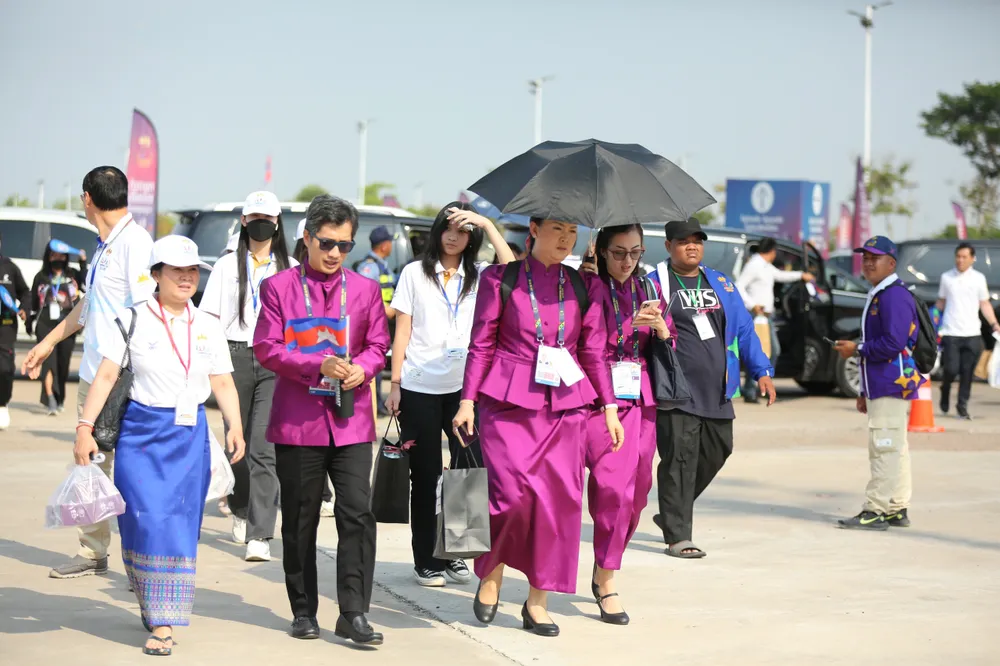 Khách mời đến lễ khai mạc SEA Games 32