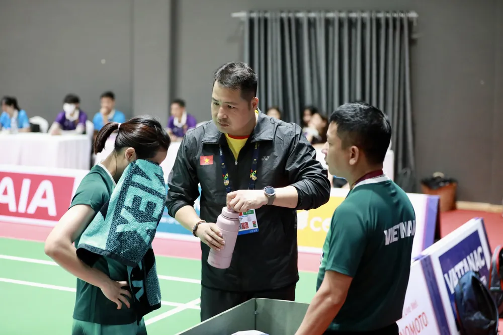 Thùy Linh còn một nội dung đánh đơn ở SEA Games 32. ẢNH: DŨNG PHƯƠNG