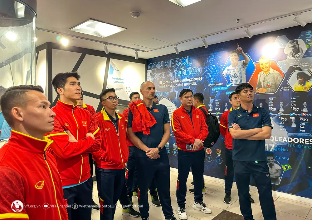 Bảng vàng thành tích và những gương mặt nổi tiếng của bóng đá, futsal Nam Mỹ được tôn vinh ở bảo tàng
