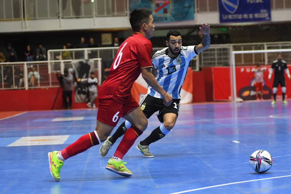 Đội tuyển futsal Việt Nam thi đấu giao hữu với Argentina - nhà á quân Futsal World Cup 2021