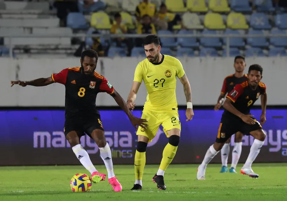 Thái độ thi đấu của Papua New Guinea để lại nhiều sự nghi ngờ. ẢNH: FAM