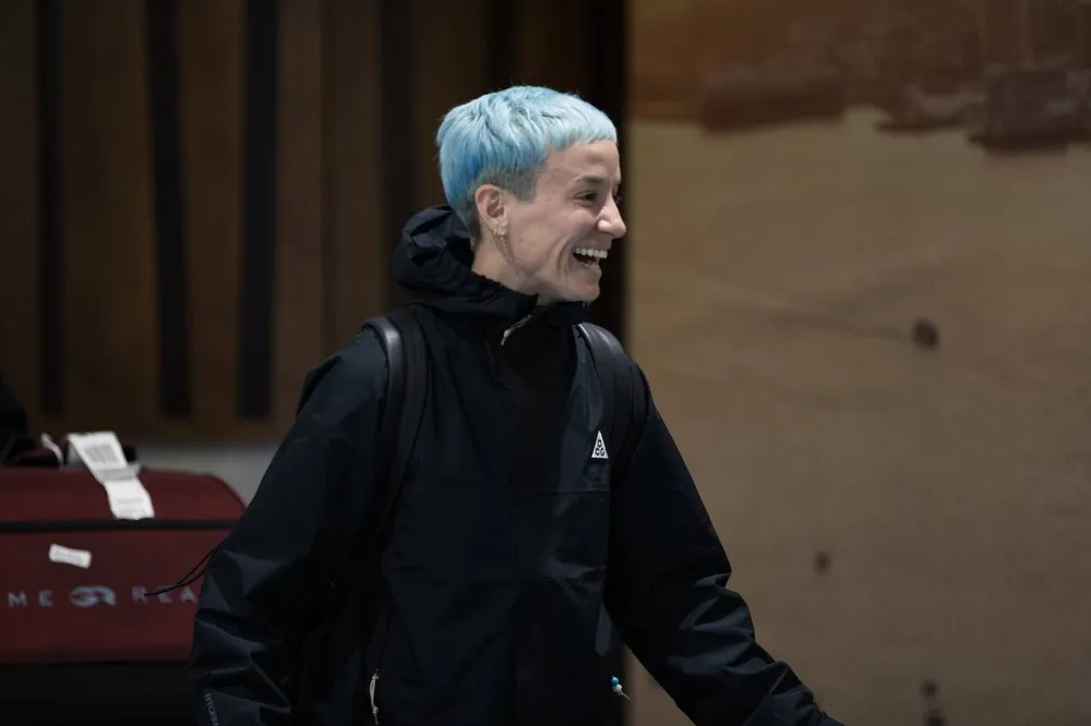 Siêu sao Megan Rapinoe thoải mái ở kỳ World Cup nữ cuối cùng.