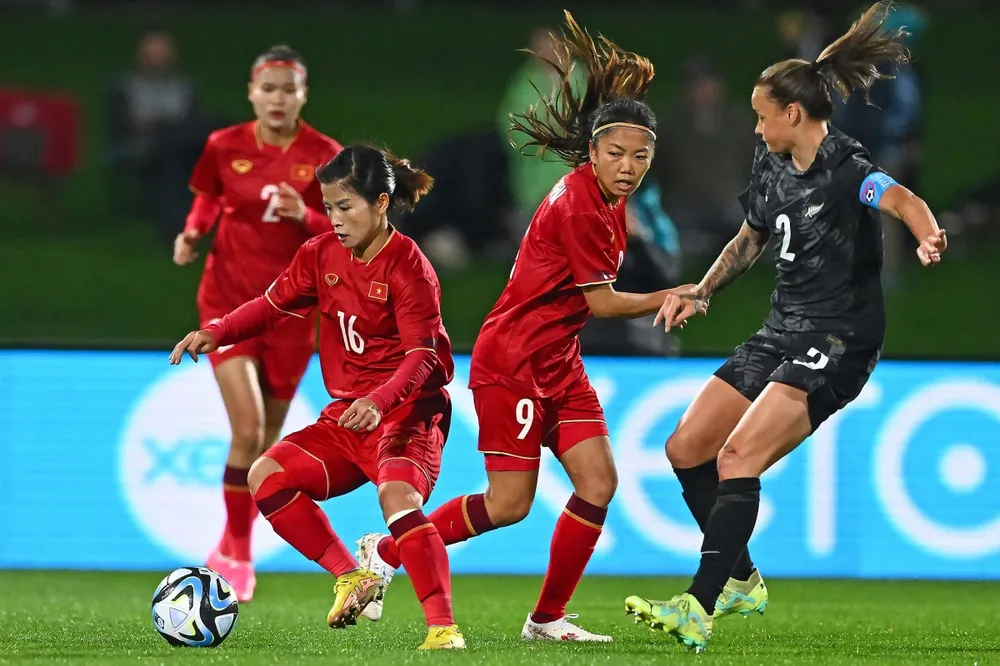 Huỳnh Như đang cùng đội tuyển nữ Việt Nam chuẩn bị cho World Cup nữ 2023.