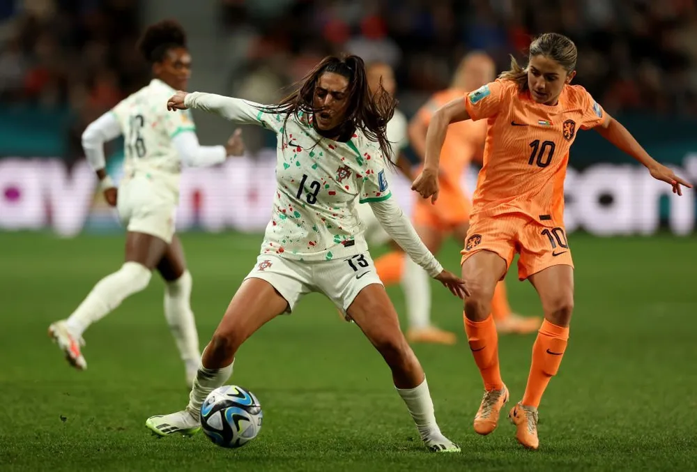 Tiền vệ Fatima Pinto (áo trắng) khả năng cao vắng mặt ở trận đấu với đội tuyển nữ Việt Nam. ẢNH: GETTY