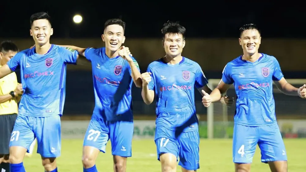 Becamex Bình Dương đã có chiến thắng đầu tiên ở V-League 2023. ẢNH: ANH TRẦN 