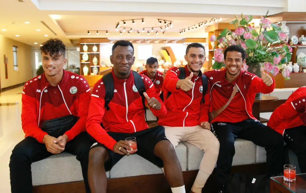 Các tuyển thủ U23 Yemen tự tin hướng đến vòng loại Giải U23 châu Á 2024.