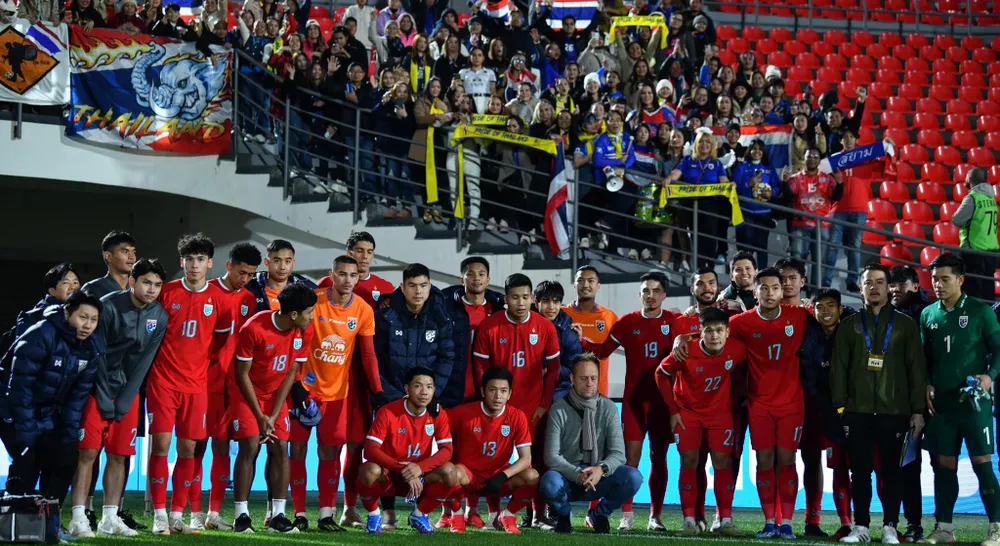 Thái Lan nhận thất bại đậm 0-8 trước Georgia. 