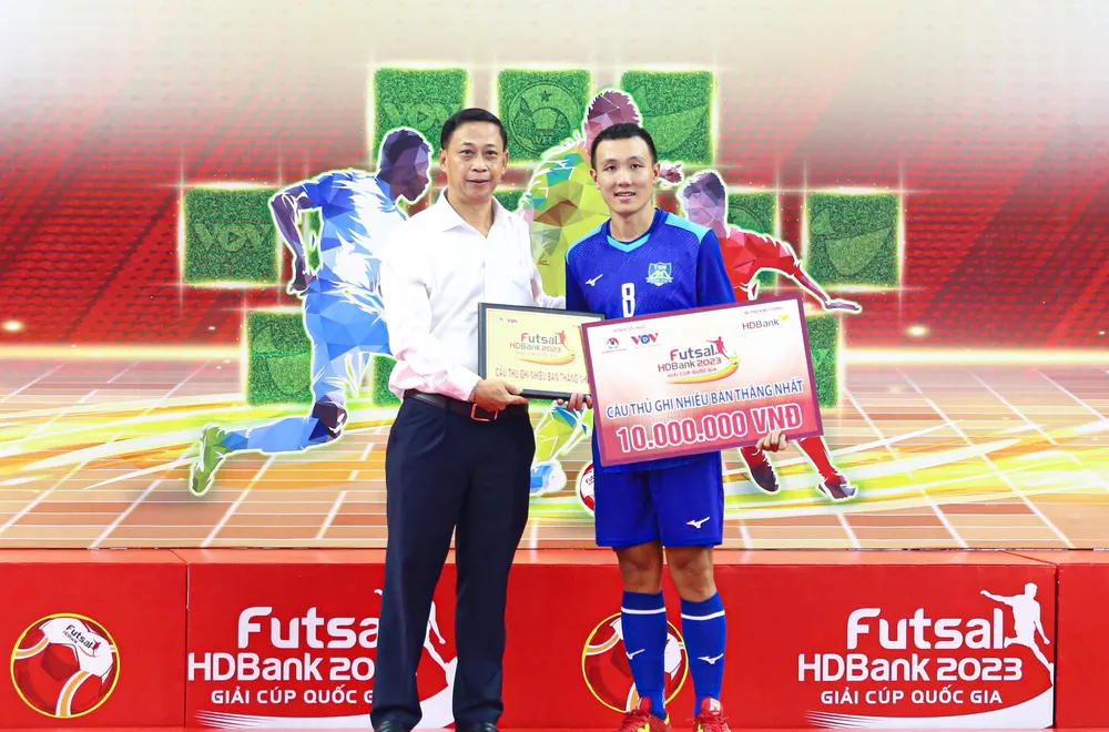 Pivot Nguyễn Minh Trí vẫn là chân sút số 1 của đội tuyển futsal Việt Nam hiện tại.