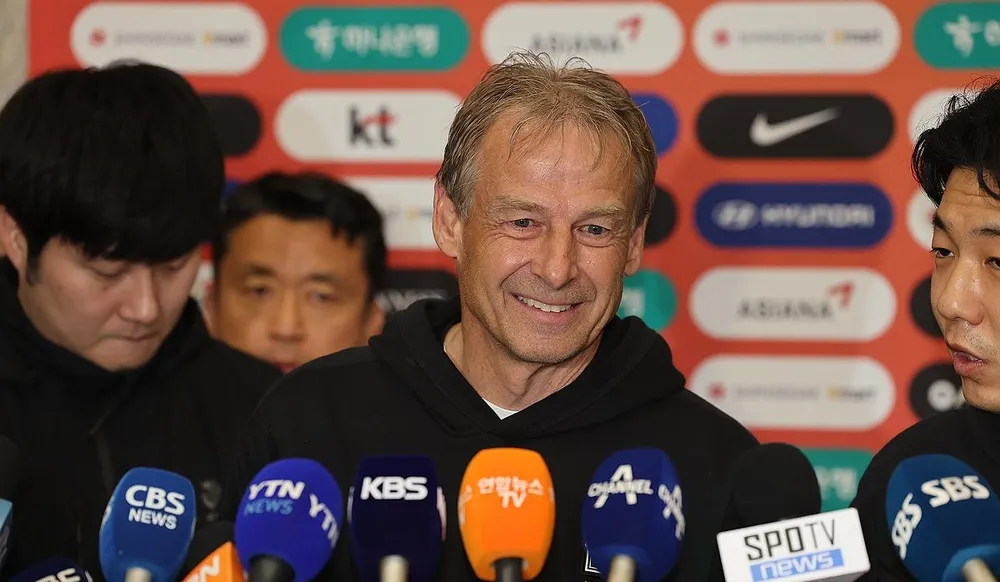 HLV Jurgen Klinsmann chính thức bị sa thải khỏi chiếc ghế của đội tuyển quốc gia Hàn Quốc. ẢNH: YONHAP 