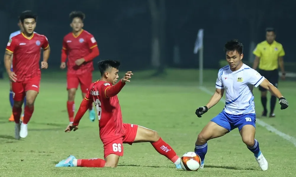 Huế gặp PVF là trận cầu đinh vòng 12 Giải hạng Nhất quốc gia 2023-2024. ẢNH: CLB PVF 