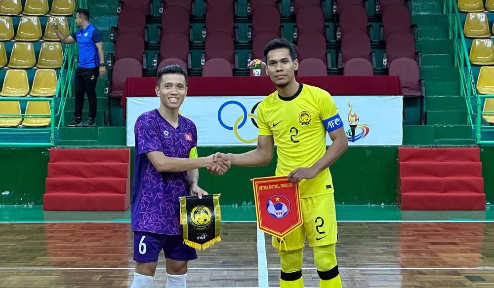 Đội tuyển futsal Việt Nam kết thúc chuỗi trận giao hữu chuẩn bị cho Giải futsal châu Á 2024. ẢNH: FAM 
