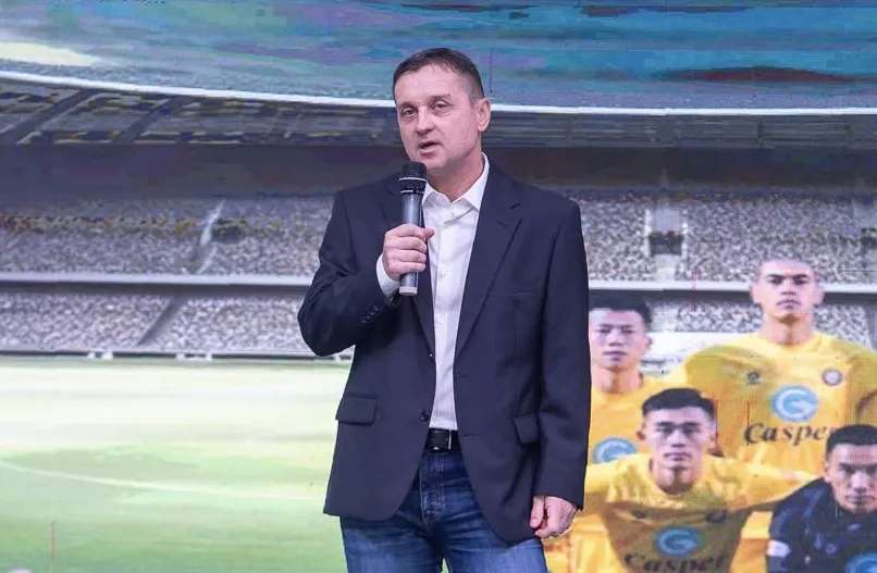 Tân HLV Tomislav Steinbruckner của Thanh Hóa. ẢNH: TÂM HÀ