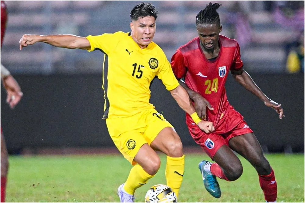 Malaysia thua đậm Cape Verde trước khi gặp đội tuyển Việt Nam. ẢNH: MALAYSIA NT