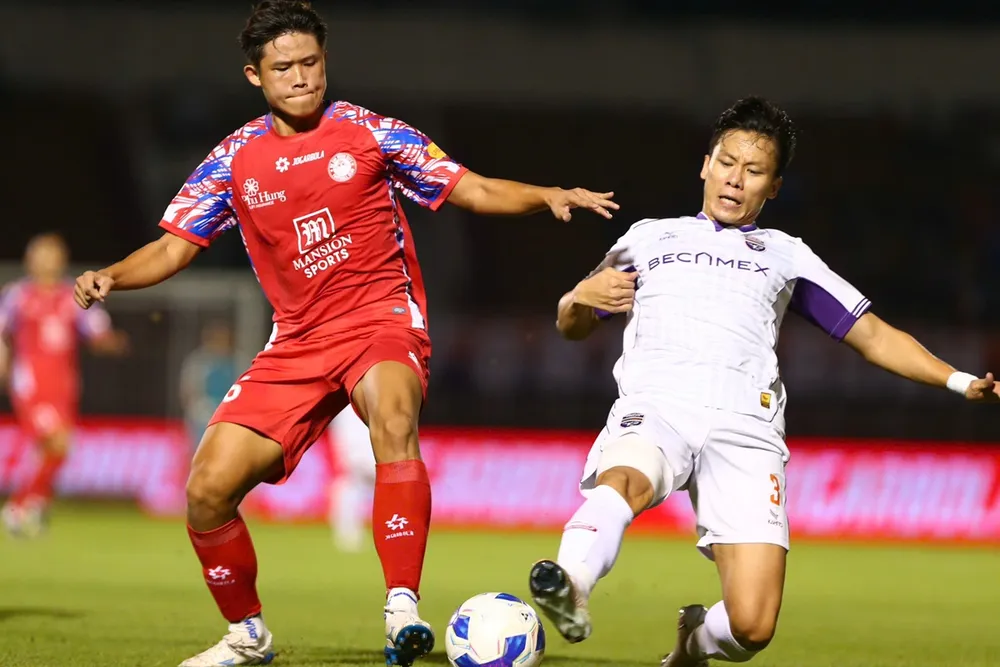 CLB TPHCM và Becamex Bình Dương sẽ tạo ra trận derby TPHCM từ mùa giải 2025-2026. ẢNH: DŨNG PHƯƠNG 