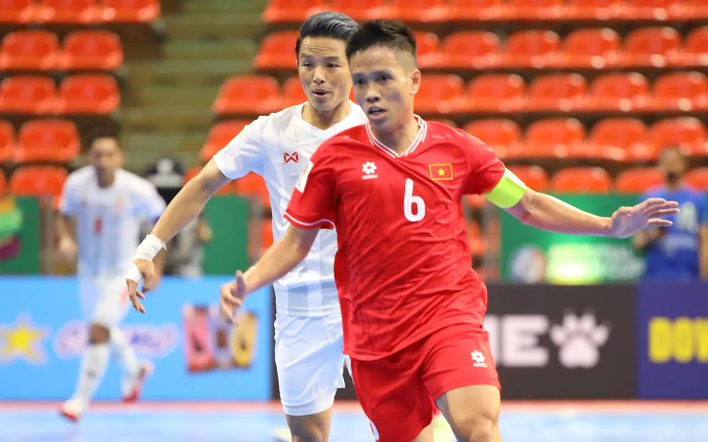 Cựu binh Phạm Đức Hòa trở lại đội tuyển futsal Việt Nam. ẢNH: ANH TRẦN 