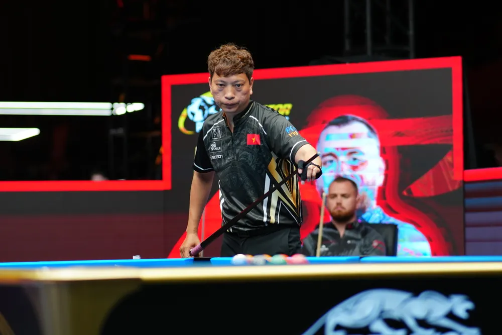 Tay cơ Dương Quốc Hoàng là niềm hy vọng lớn nhất của Việt Nam tại Giải vô địch thế giới 10 bi nam 2025. ẢNH: TÂM HÀ