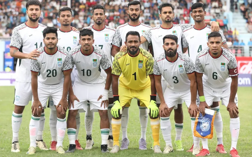 Đội tuyển Nepal mang sang TPHCM 23 cầu thủ để tham dự vòng loại Asian Cup 2027. ẢNH: ANFA 