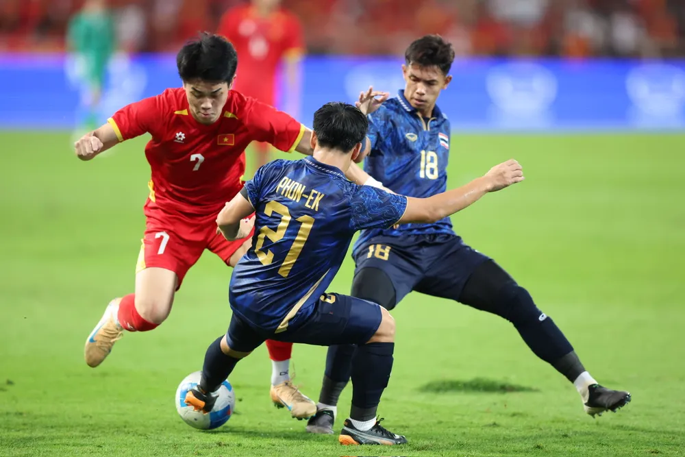 U23 Việt Nam và U23 Thái Lan là những đại diện của Đông Nam Á tham dự vòng chung kết Giải U23 châu Á 2026. ẢNH: DŨNG PHƯƠNG 