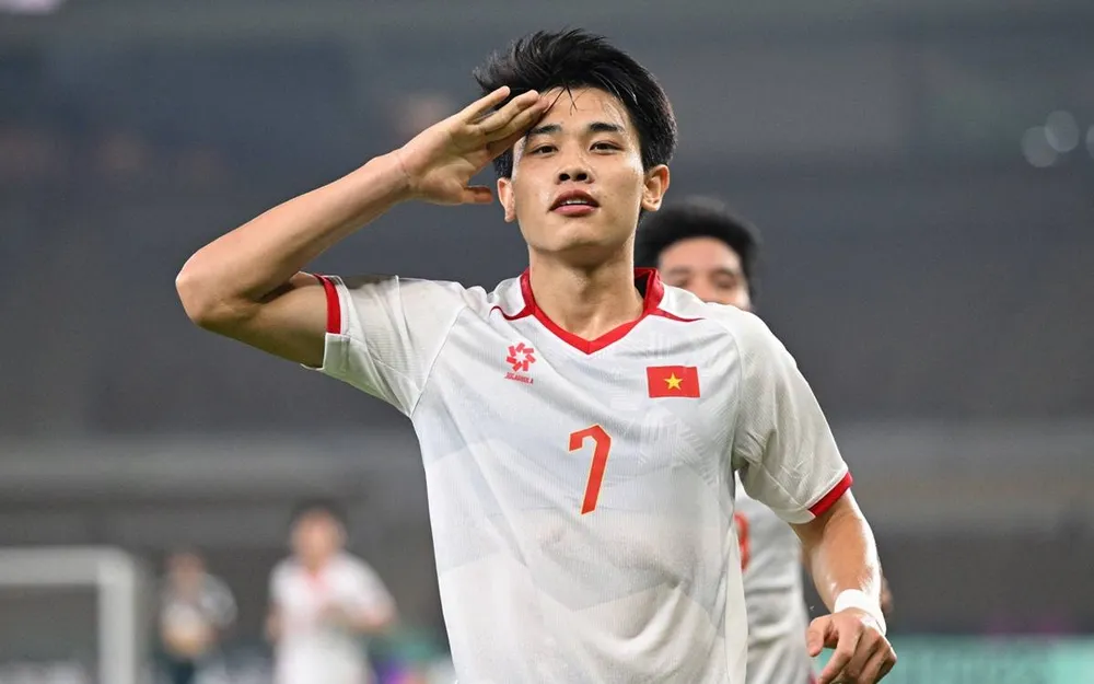 U23 Việt Nam tiến vào vòng tứ kết Giải U23 châu Á 2026 với thành tích toàn thắng. ẢNH: AFC 