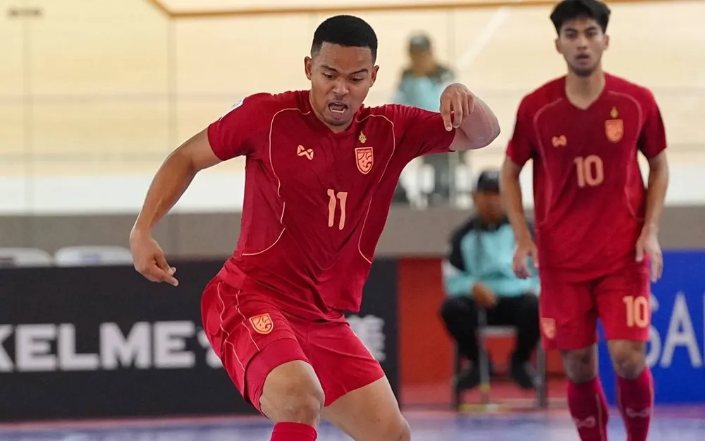 Muhammad Ousmanmusa là pivot số 1 của futsal Thái Lan hiện tại. ẢNH: FAT 