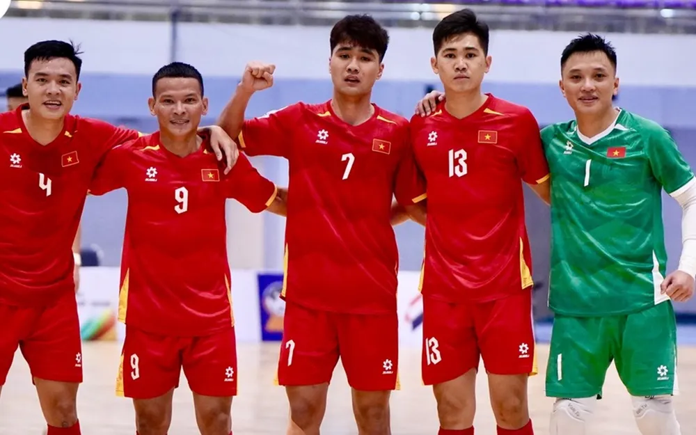 Đội tuyển futsal Việt Nam khởi đầu Giải futsal Đông Nam Á 2026 bằng chiến thắng đậm 4-0. ẢNH: FAT 