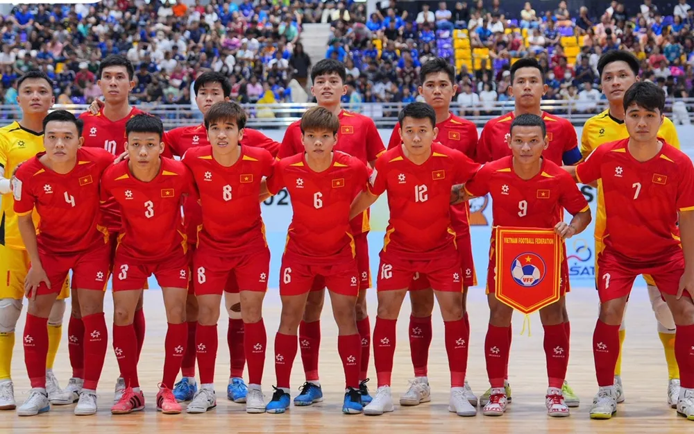 Đội tuyển futsal Việt Nam đang gặp nhiều khó khăn trong giai đoạn chuyển giao thế hệ. ẢNH: FAT 