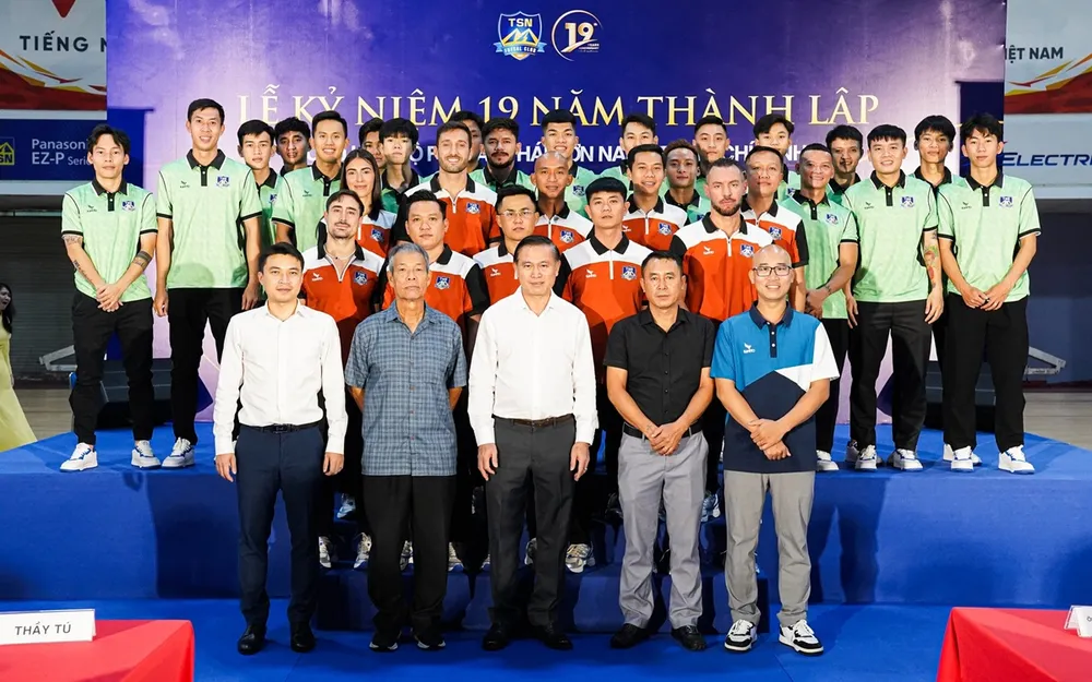 CLB futsal Thái Sơn Nam TPHCM khẳng định vị thế lá cờ đầu của futsal Việt Nam. ẢNH: NGUYỄN QUANG 