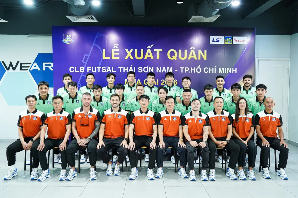 Thái Sơn Nam TPHCM sẵn sàng cho mùa giải 2026. ẢNH: TÂM HÀ