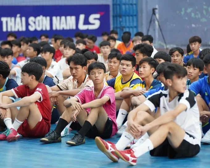 Hơn 2.600 thí sinh đăng ký tuyển sinh vào CLB futsal Thái Sơn Nam TPHCM năm 2026. ẢNH: TÂM HÀ
