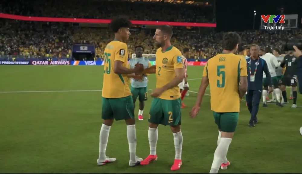 Australia đoạt vé vào vòng đấu loại trực tiếp World Cup 2026. ẢNH: VTV 