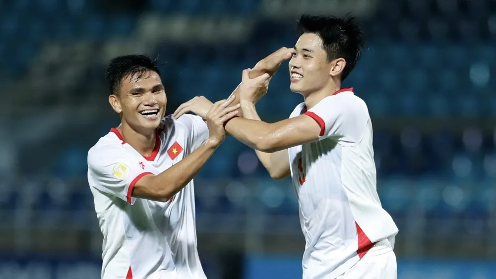 Đội tuyển Việt Nam khởi đầu thuận lợi tại ASEAN Cup 2026. ẢNH: NHẬT ĐOÀN 
