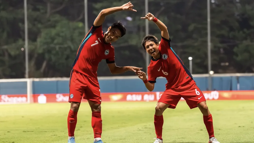Singapore đang tạm dẫn đầu bảng A tại ASEAN Cup 2026. ẢNH: FAS
