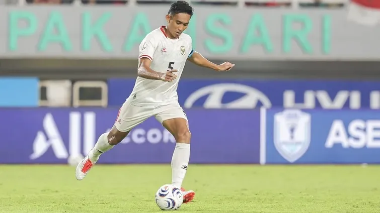 Đội trưởng Rizky Ridho của Indonesia đánh giá rất cao các tuyển thủ Việt Nam. ẢNH: ASEANUTD