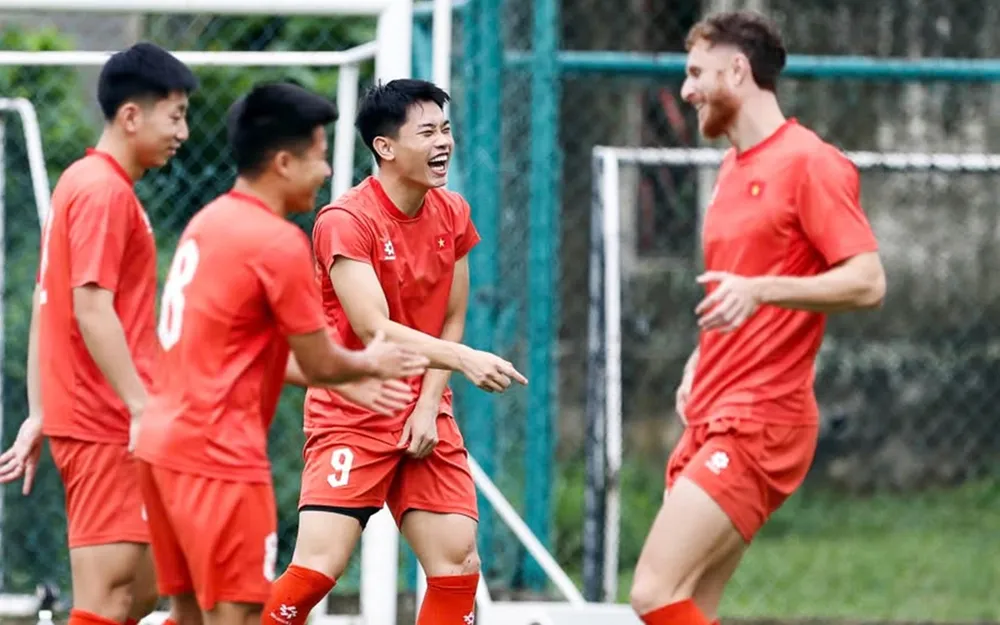 Đội tuyển Việt Nam đang tích cực tập luyện hướng đến trận bán kết lượt đi ASEAN Cup 2026 gặp chủ nhà Malaysia. ẢNH: NHẬT ĐOÀN 