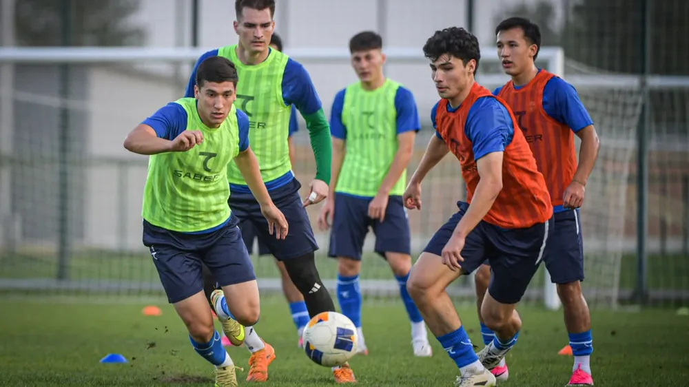 U23 Uzbekistan là một trong những đối thủ cạnh tranh trực tiếp với U23 Việt Nam cho hai suất vào tứ kết ASIAD 2026. ẢNH: UFA