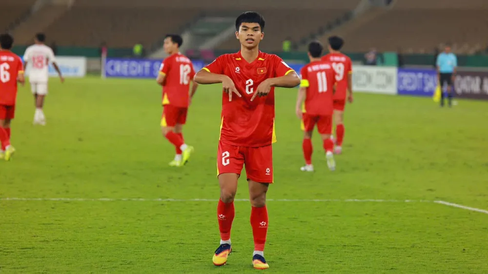 Tiền đạo Nguyễn Lê Phát là một trong những niềm hy vọng của U23 Việt Nam tại ASIAD 2026. ẢNH: TED TRẦN 