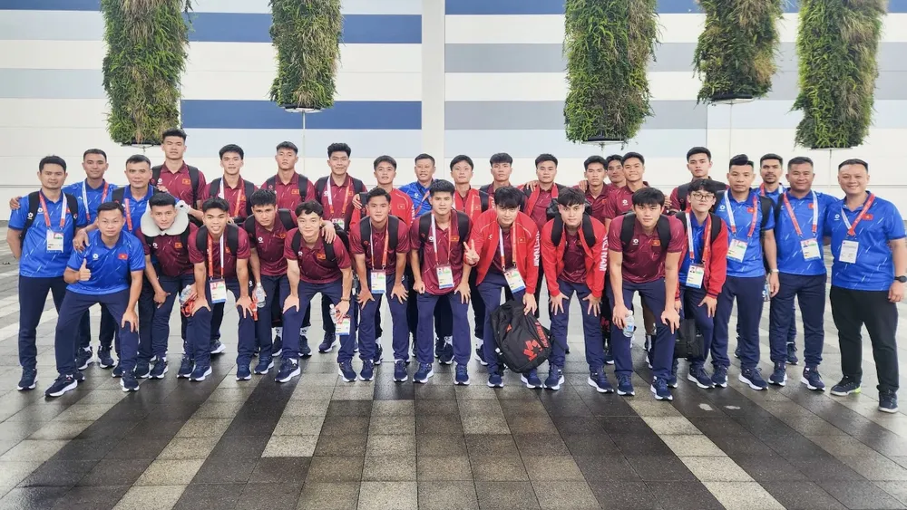 U23 Việt Nam bắt đầu hành trình chinh phục ASIAD 2026. ẢNH: NHẬT ĐOÀN 
