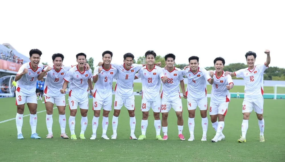 U23 Việt Nam đối diện bài toán thể lực trước trận đấu cuối cùng vòng bảng ASIAD 2026. ẢNH: HẢI HOÀNG 