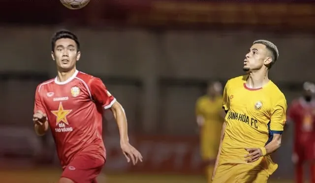 Các cầu thủ Thanh Hóa và Hà Tĩnh cầm hòa nhau tại vòng 6 V-League 2026-2027. ẢNH: VPF