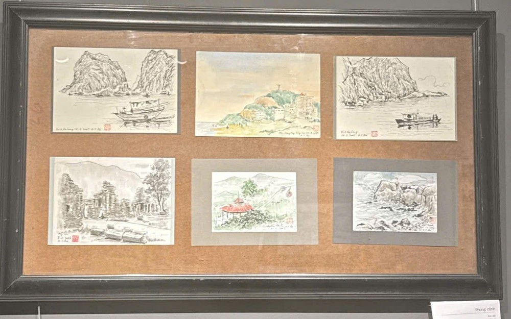 黄献平画家的钢笔画作品。