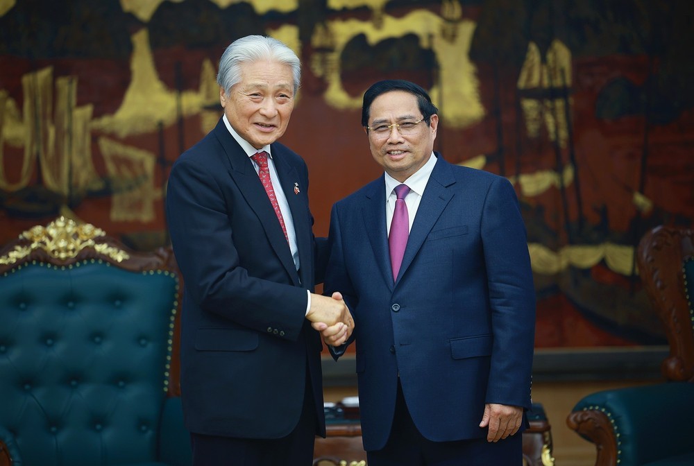 范明政总理会见日本栃木县知事。